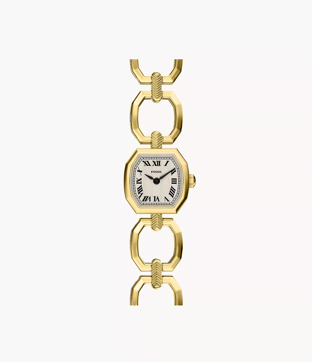 Fossil, Harlow Mini Two-Hand Gold-Tone Stainless Steel Watch
