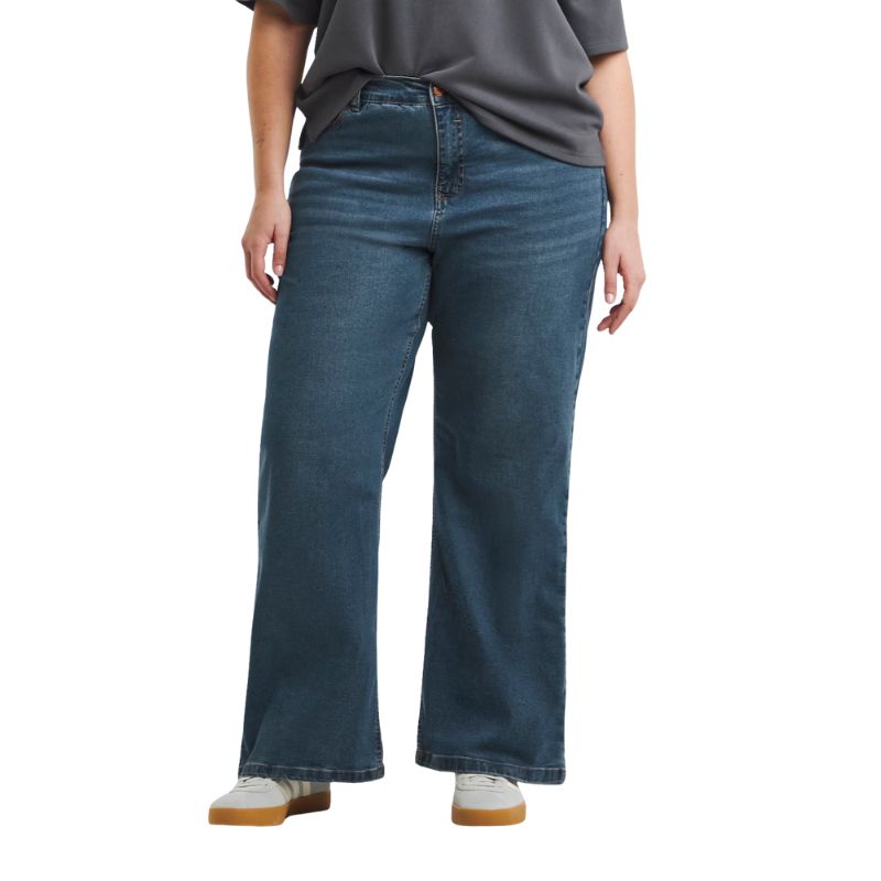 Image of wide leg jeans