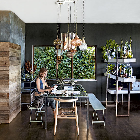 Step inside a concrete Cape Town home full of lush foliage and luxe ...