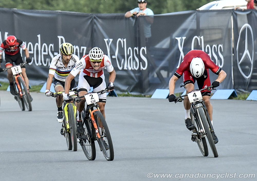 Start of the final sprint
