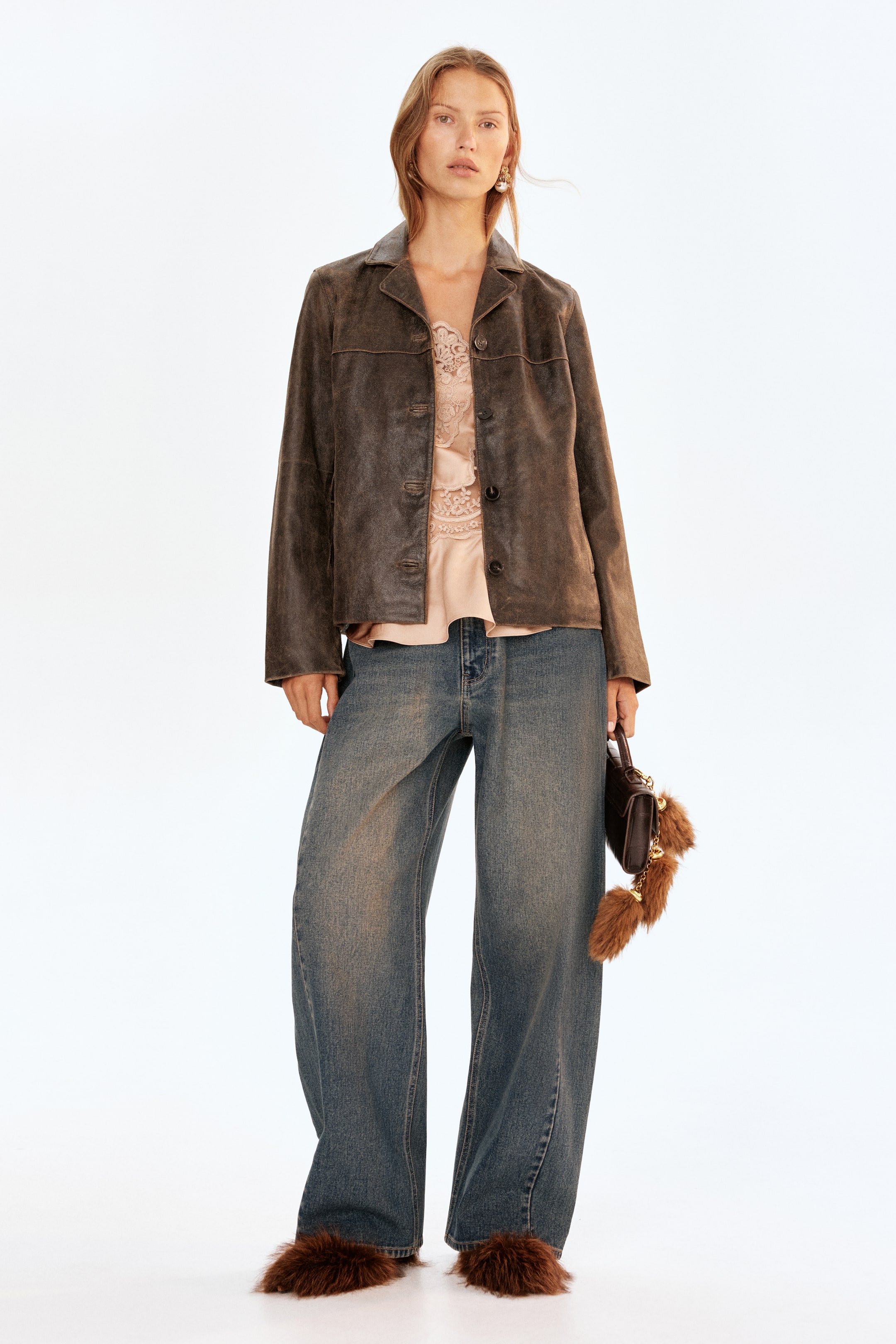 Leather Jacket - Dark Brown