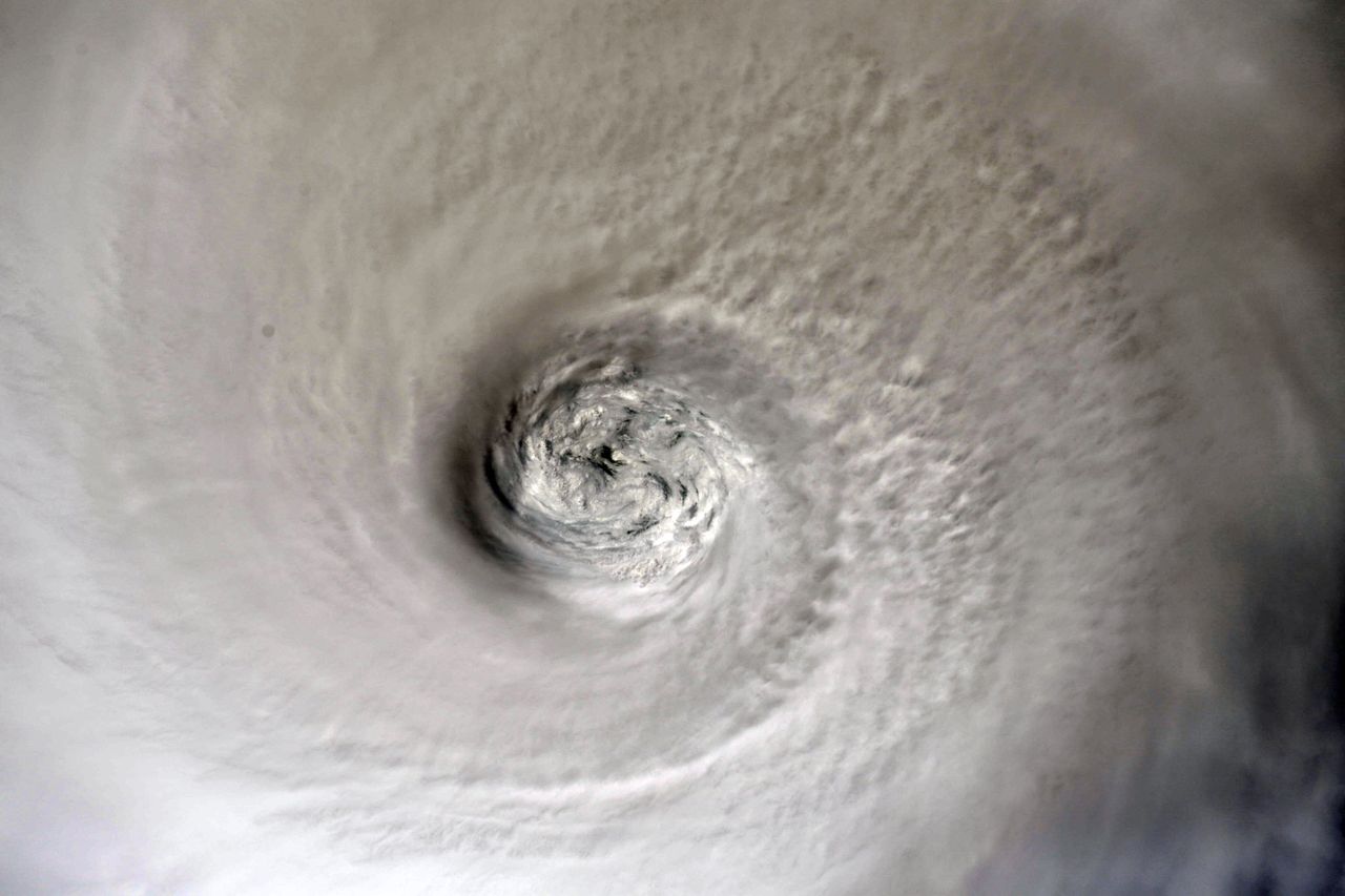 NASA astronaut Christina Koch of the Expedition 60 crew snapped this photo, one in a series, from the International Space Station on Sept. 2, 2019 as the storm battered the northern Bahamas.