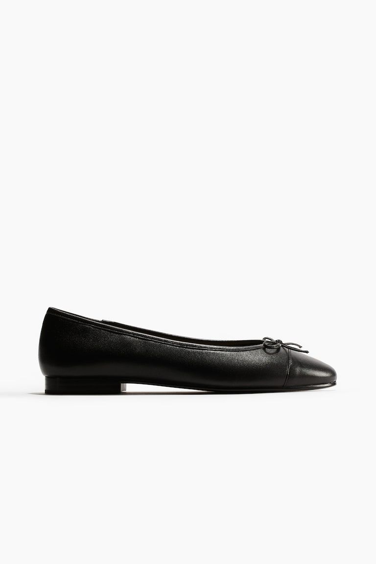 Leather Ballet Flats