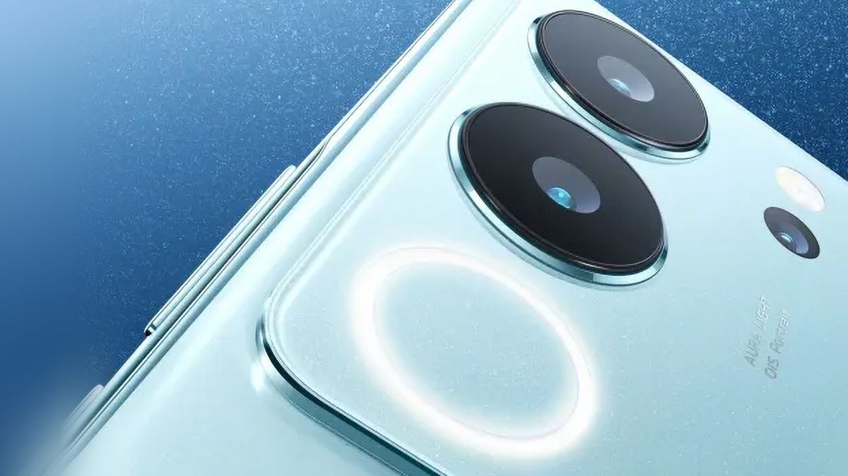 Vivo S17 phone camera module and ring light