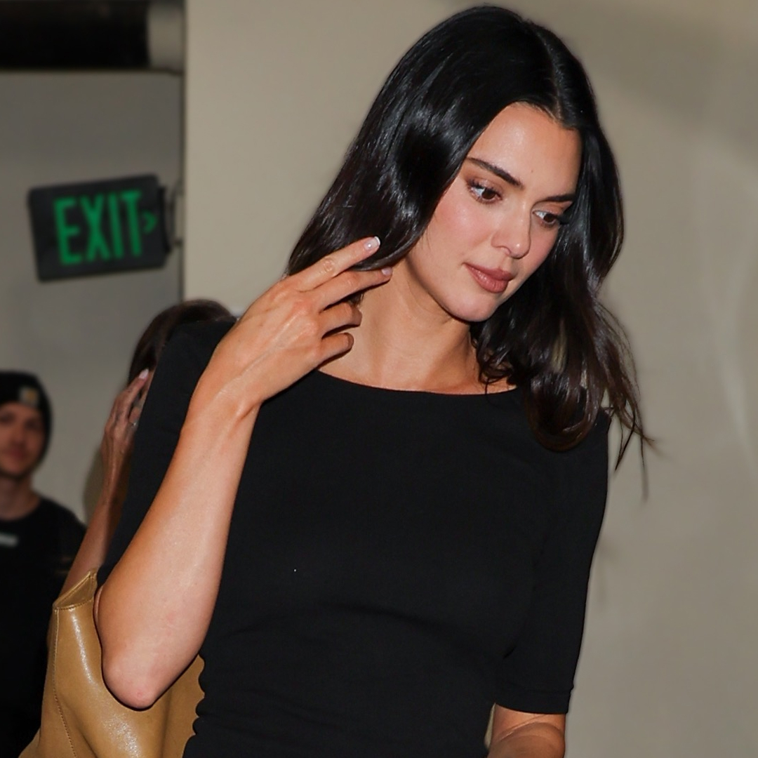 Kendall Jenner styled Fashion Month's pencil skirt trend at dinner with Hailey Bieber in L.A.
