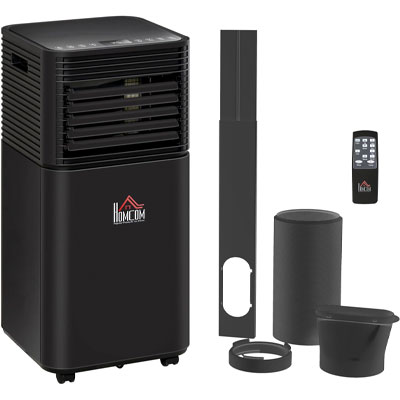 black portable air conditioner
