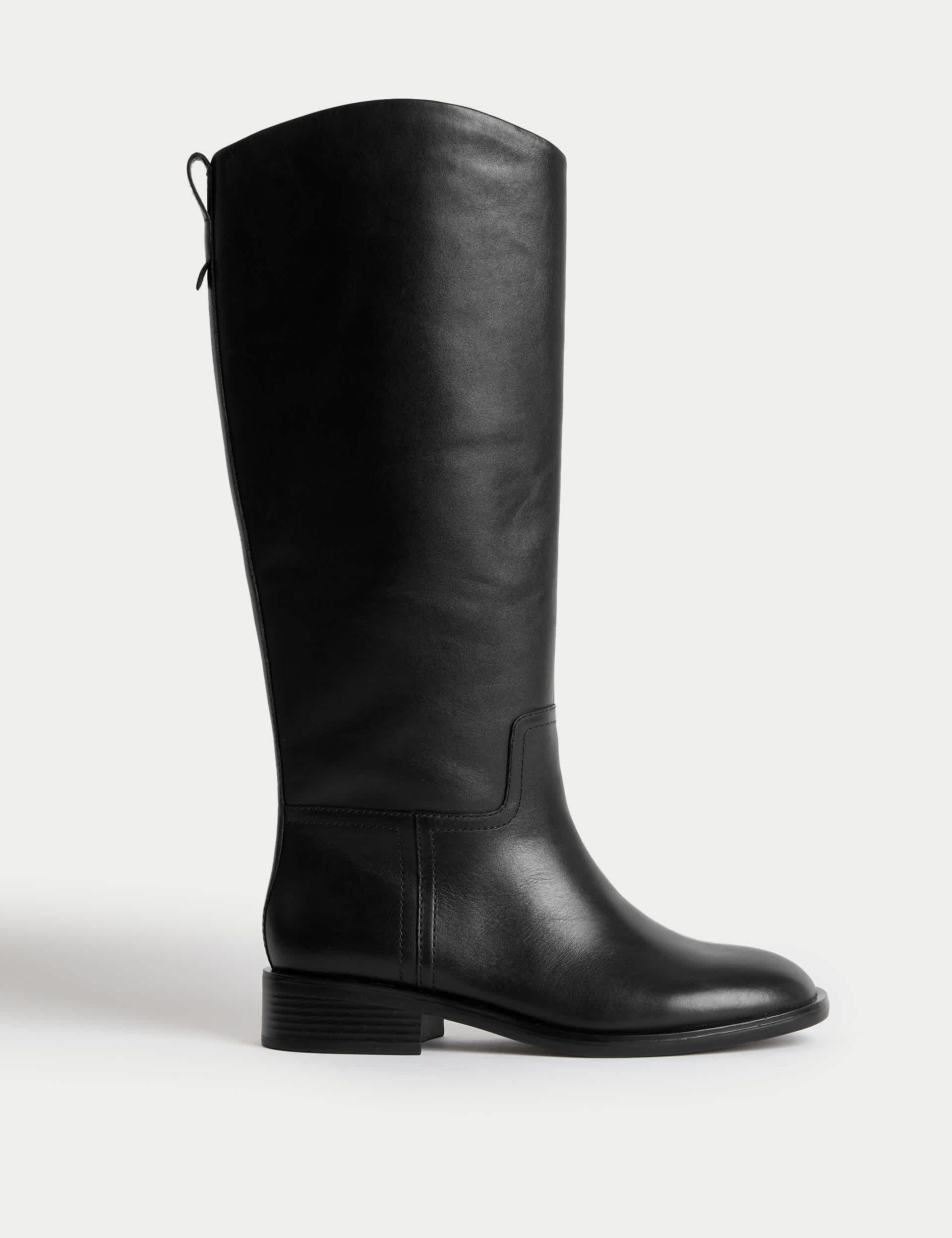 Leather Riding Knee High Boots