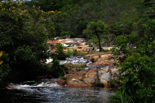 With all the rain the rivers were swollen...