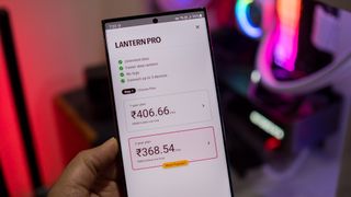 Lantern Pro details on Galaxy S23 Ultra