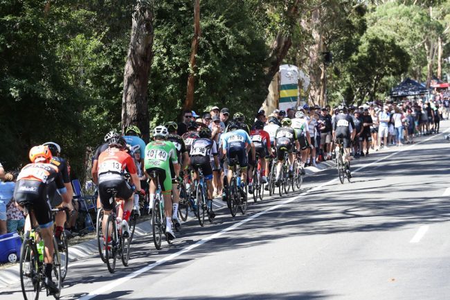 The elite men&#039;s road race at the 2019 Australian national championships