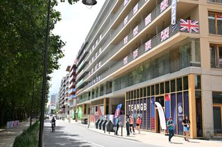 Team GB's residence at the Olympic village in Paris 2024