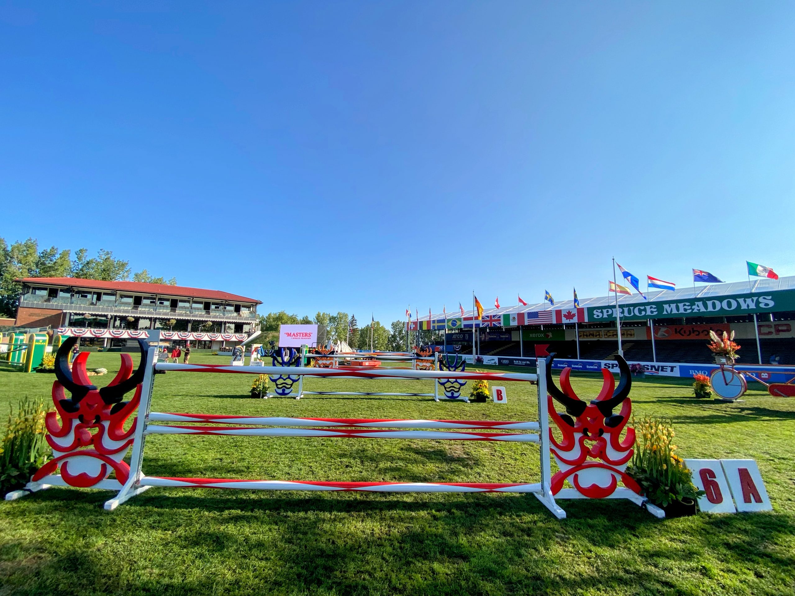The treble combination in the CP International at Spruce Meadows