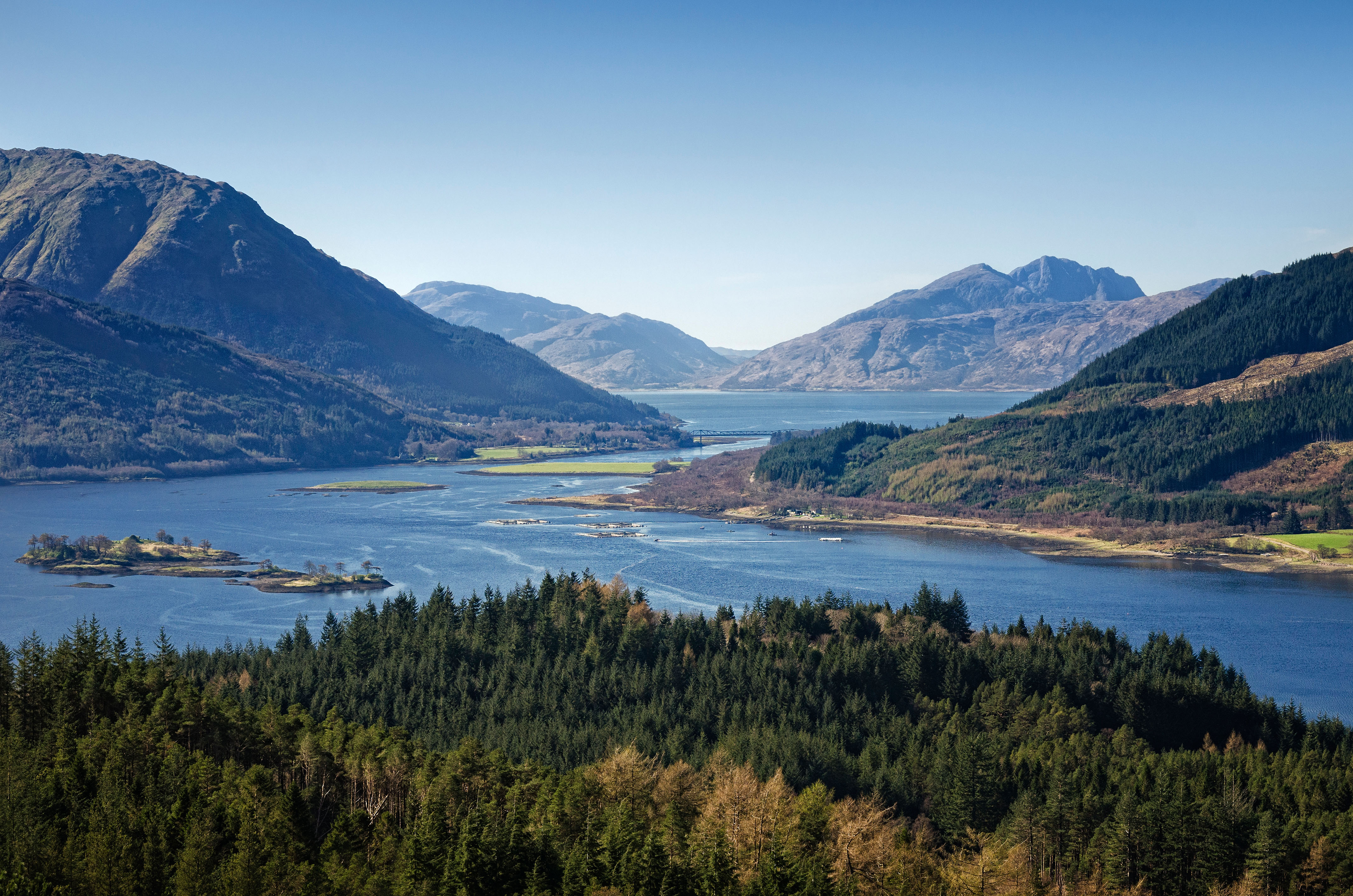 Lochs near glencoe in Scotland