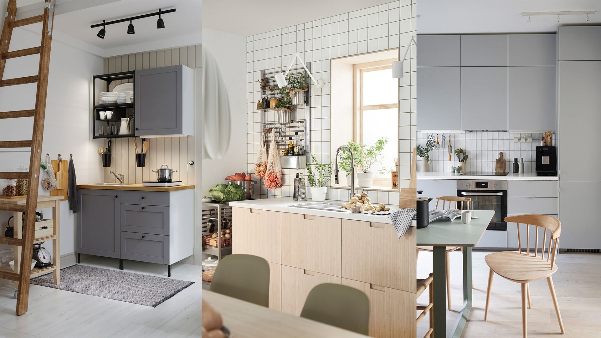 Small Ikea kitchen ideas 10 stylish designs for tiny spaces Homes