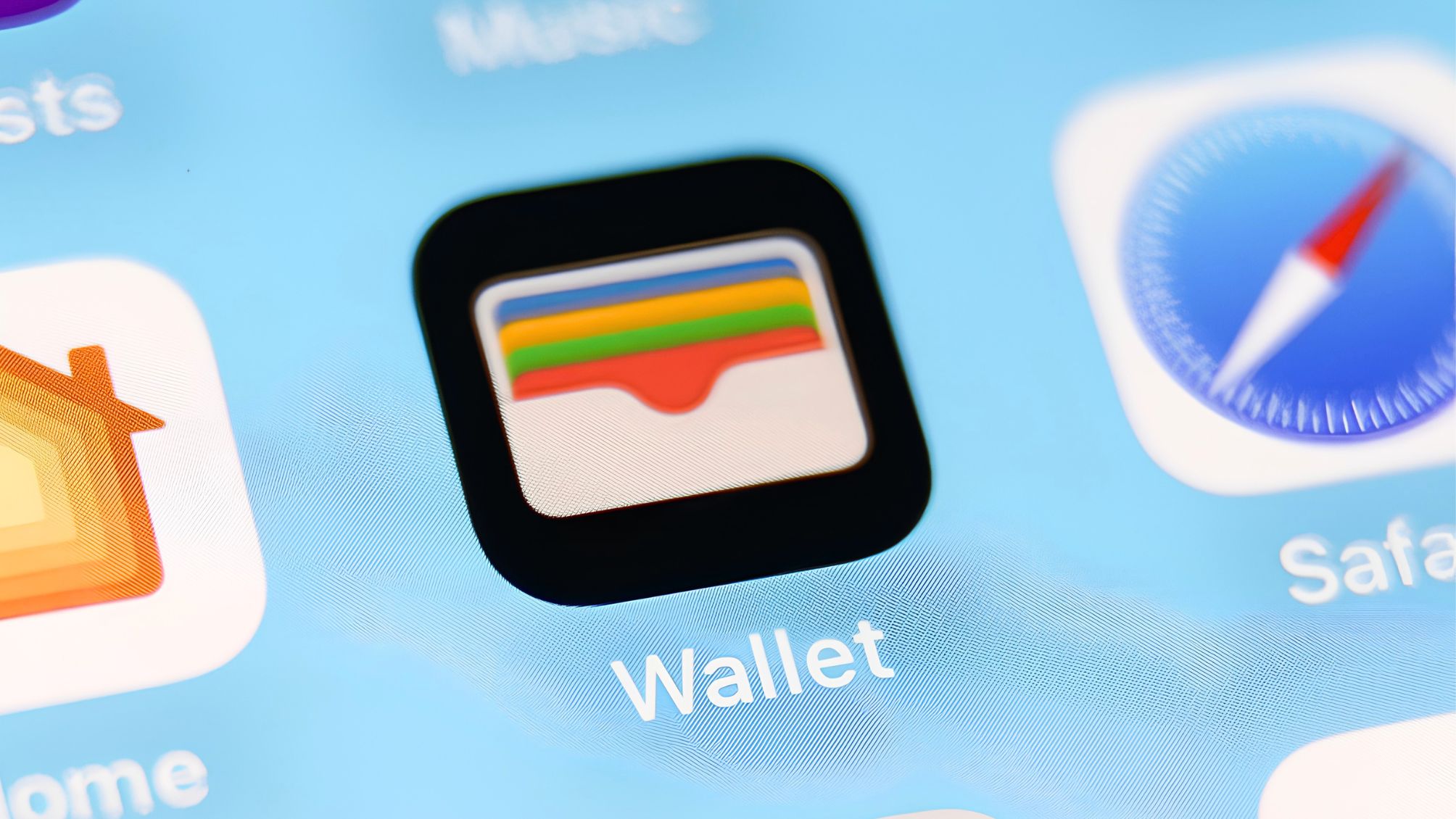 Wallet icon displayed on a phone screen