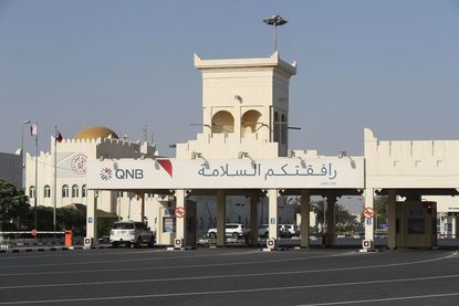 The Saudi-Qatar border
