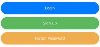 Three button login menu