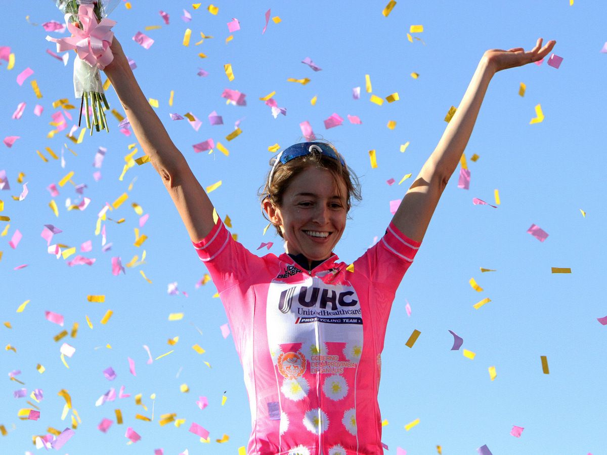 Katie Hall (UnitedHealthcare) on the podium
