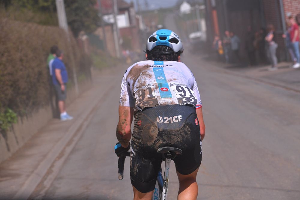 Geraint Thomas (Team Sky) at 2018 Paris-Roubaix