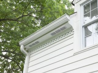 soffit vent under roof - attic ventilation