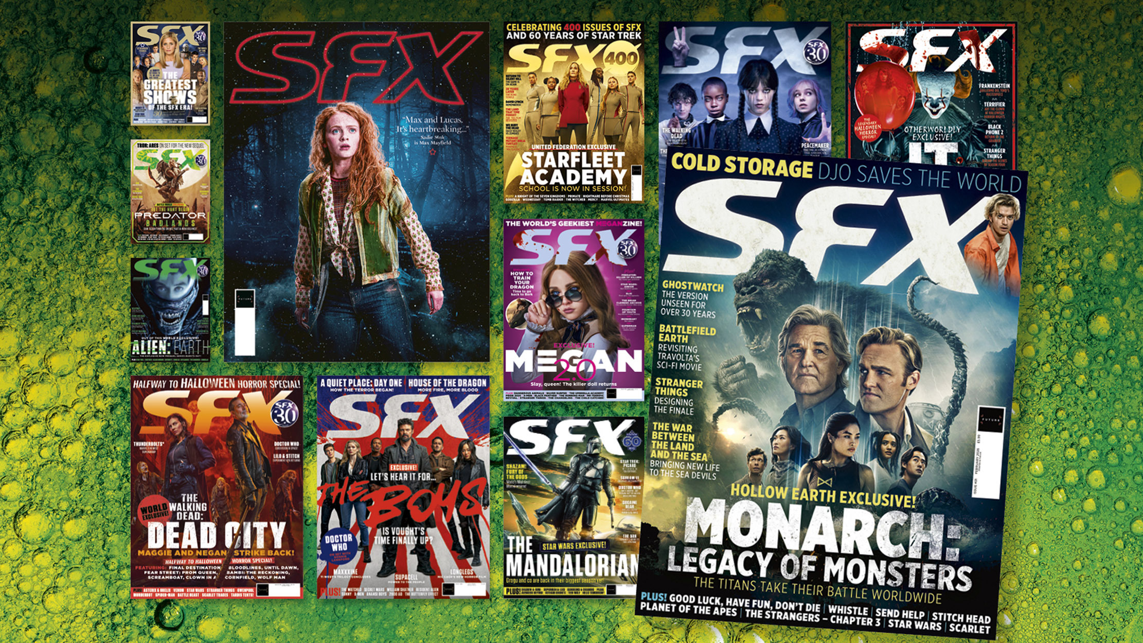 A selection of SFX covers.