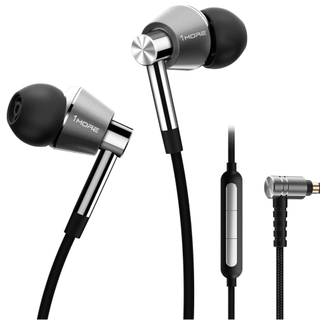 1More Triple Driver In-Ear Headphones on white background