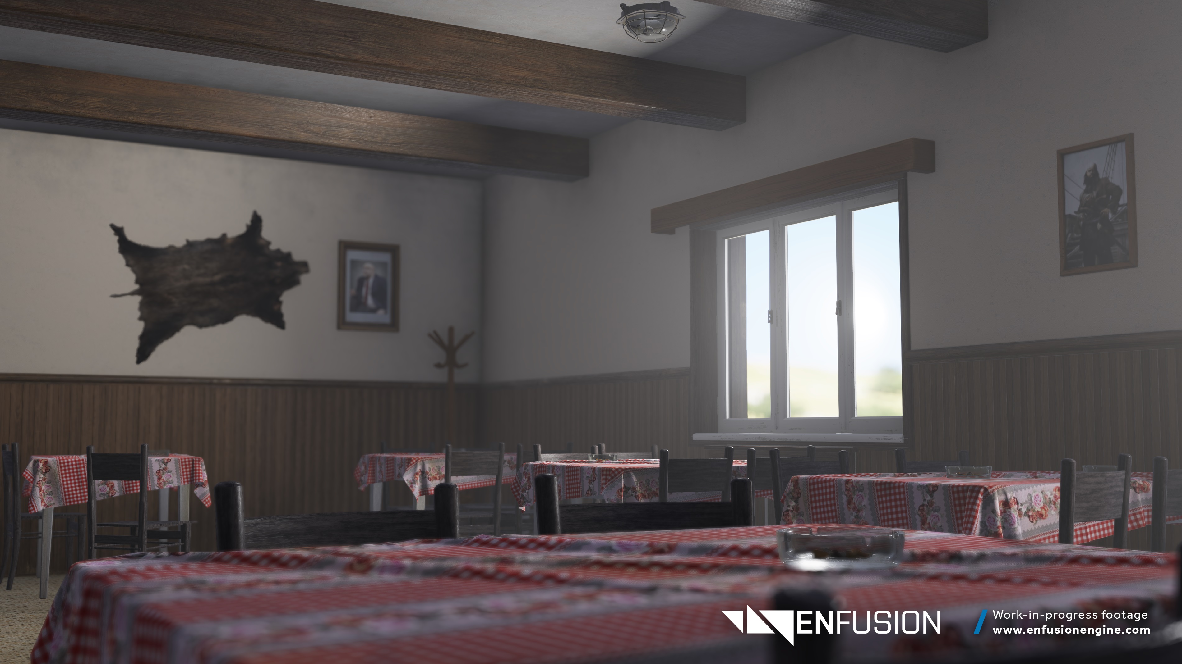 interior dining room in enfusion engine