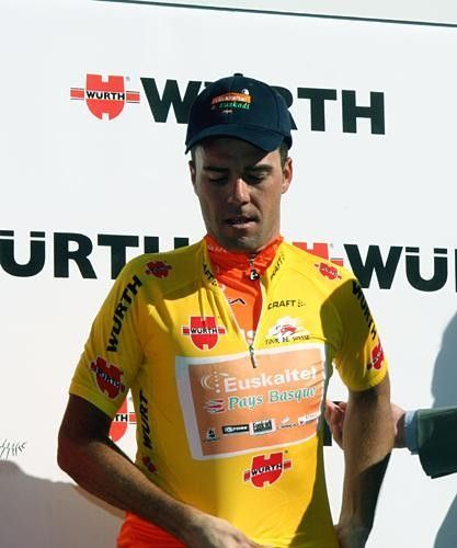 It's a tight fit, but Aitor Gonzalez (Euskaltel-Euskadi) is only too happy to wear it.