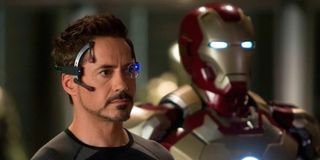 Tony Stark and a suit in Iron Man 3