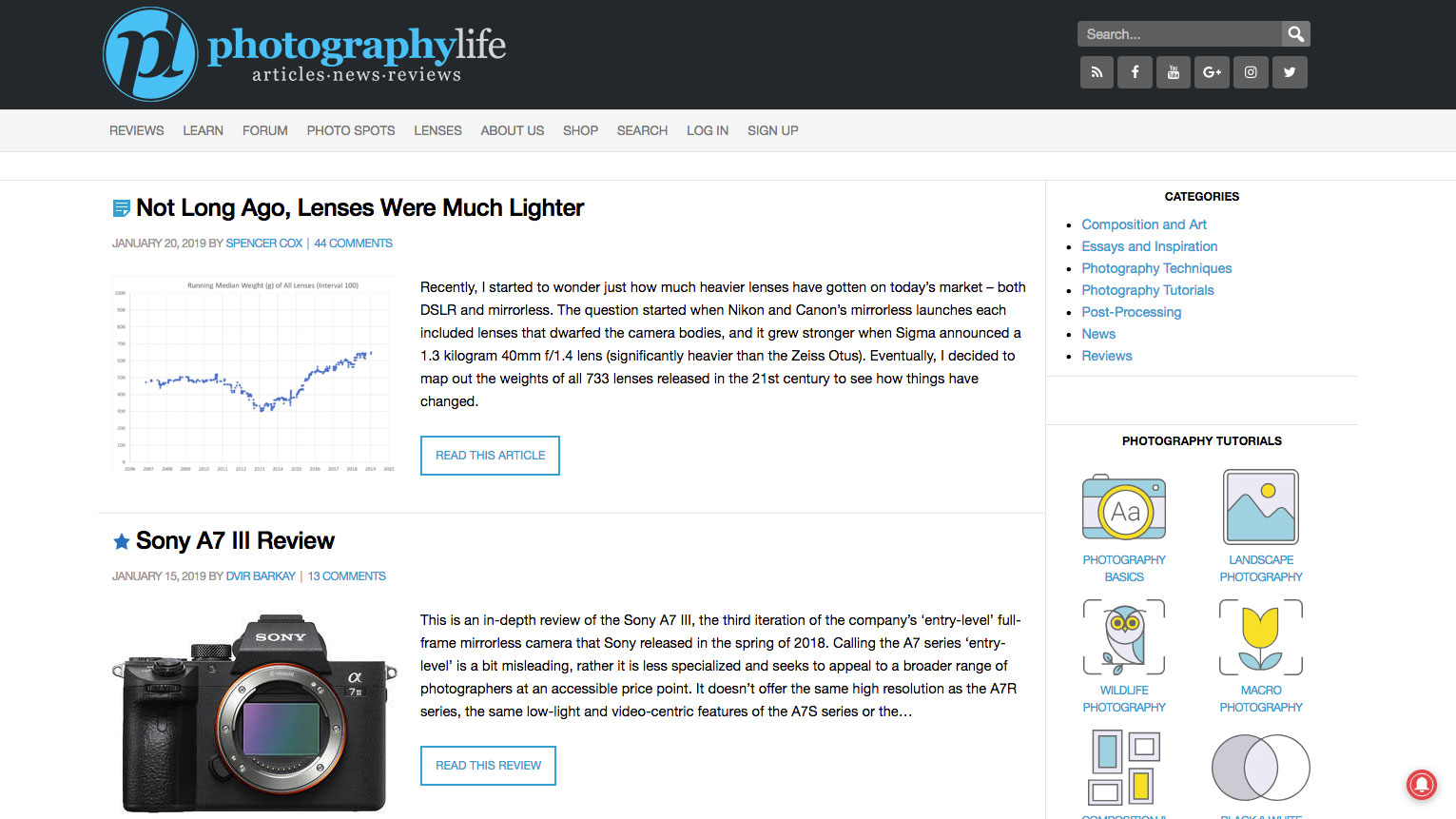 The 16 best photography websites