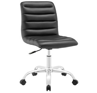 Modway Ripple Ribbed Armless Chair