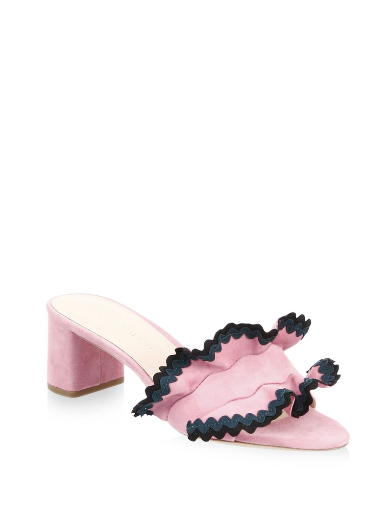 Footwear, Pink, Shoe, Sandal, Slingback, High heels, Beige,
