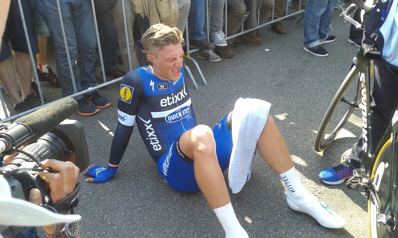 Marcel Kittel after his stage 1 TT effort