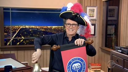 Stephen Colbert reads a royal statement