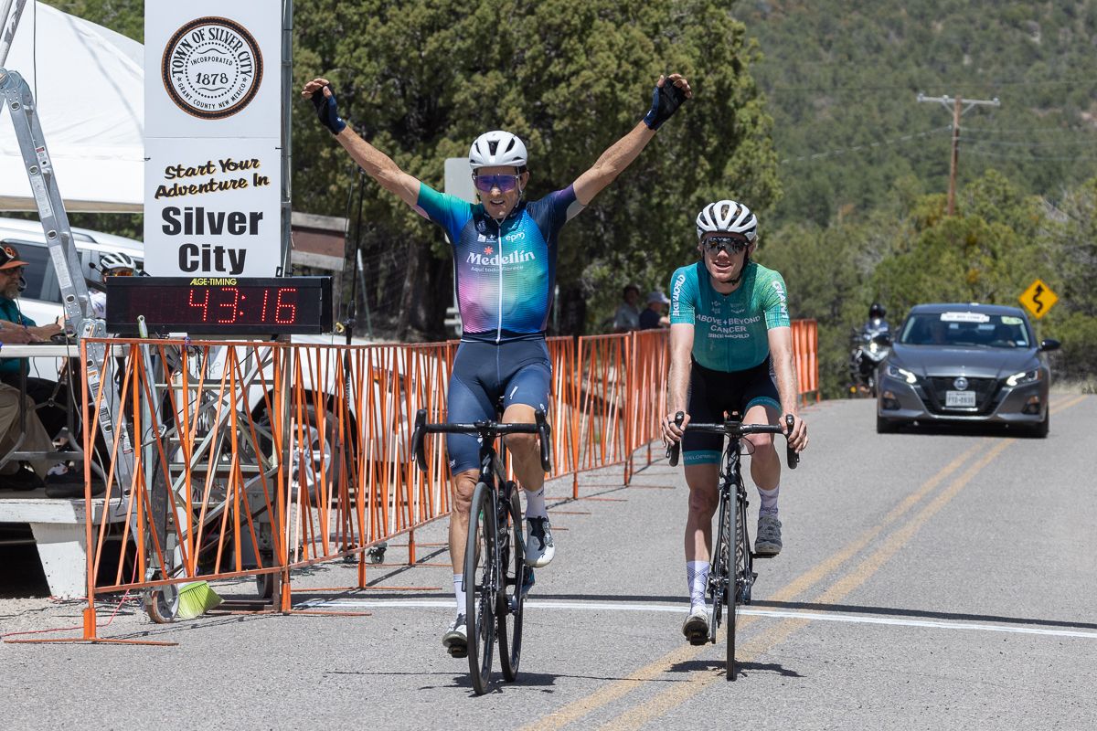 Men's Stage winner followed closely by GC winner who finished 2nd on the stage