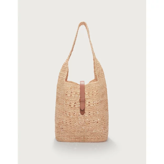 Raffia Stripe Weave Tote Bag | Accessories | the White Company