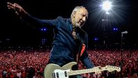 Pete Townshend of The Who performs during Desert Trip at The Empire Polo Club on October 16, 2016 in Indio, California. 