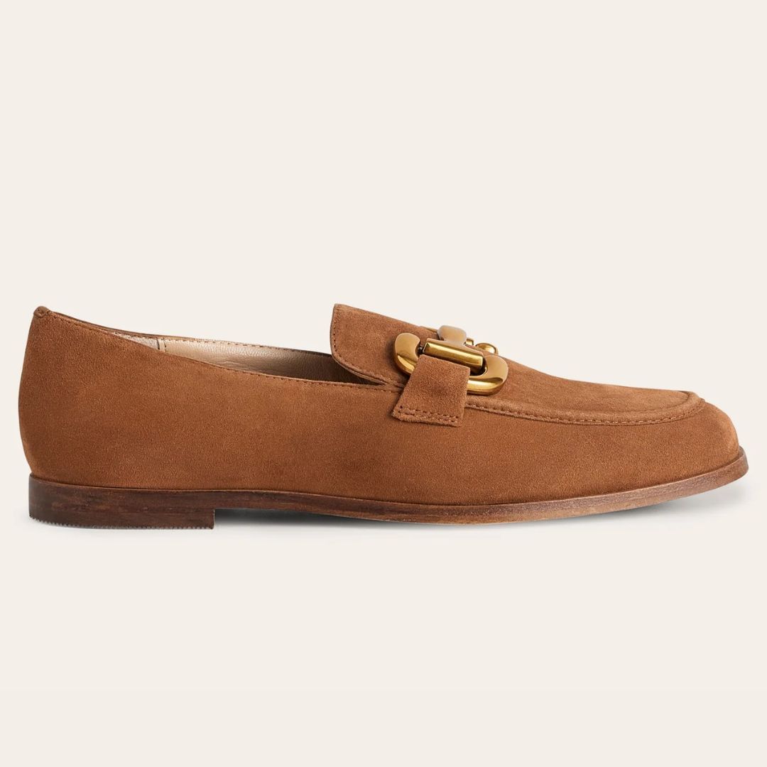 Boden Ginger Suede Iris Snaffle Loafers