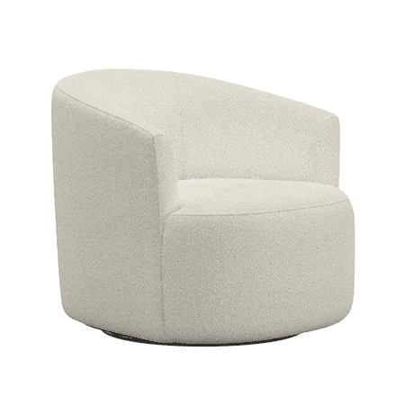 Mainstays Boucle Swivel Accent Chair, Cream