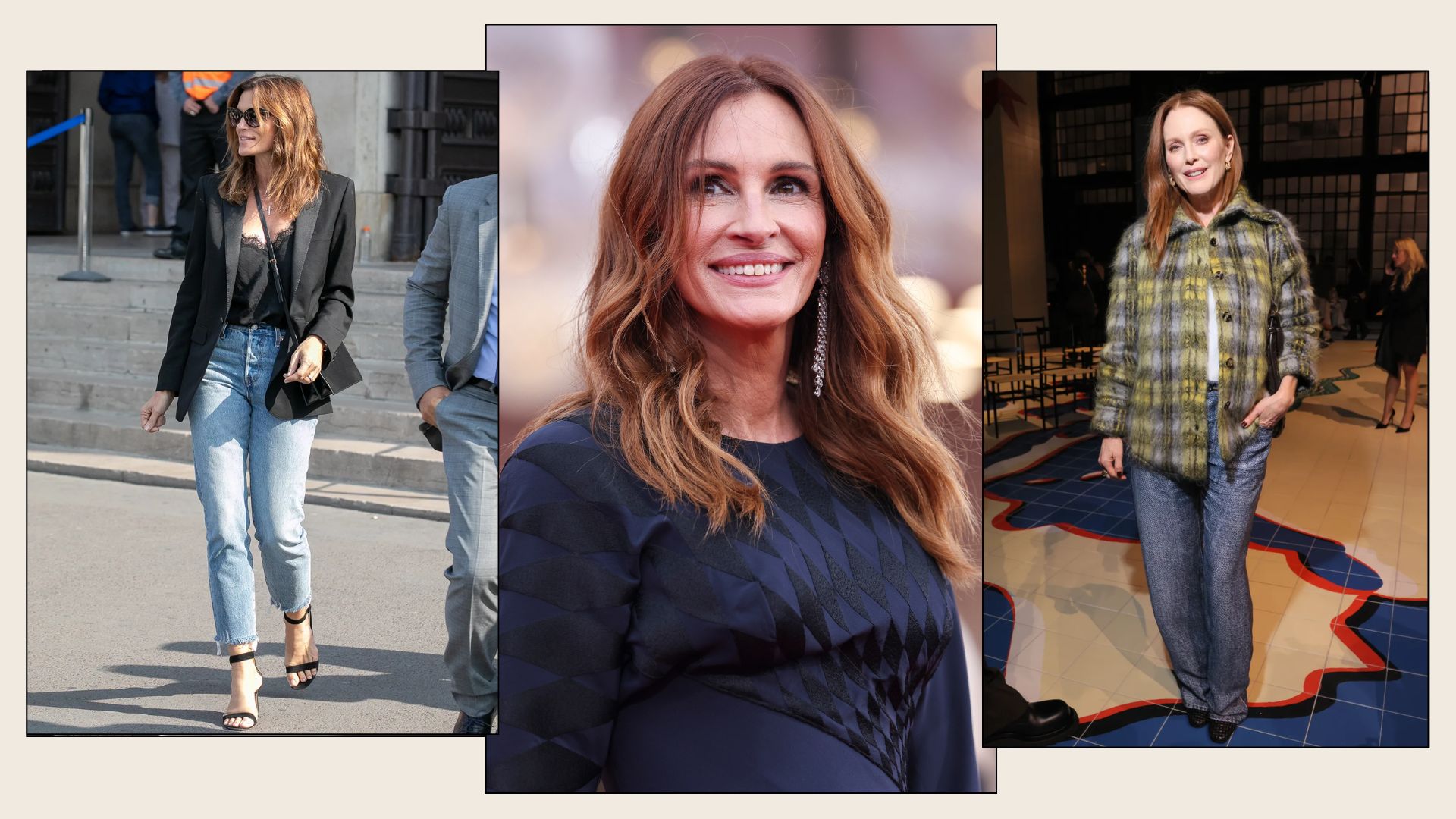 A collage of the best over-50s style icons.