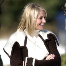 Cameron Diaz films 'The Holiday' in Surrey, in 2006