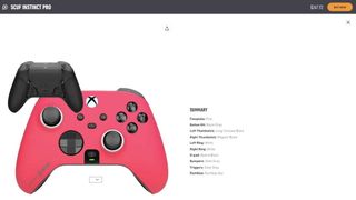 Scuf Instinct Pro controller customisation options