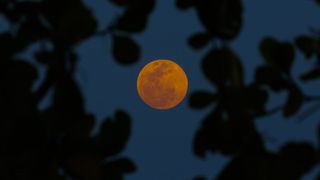 The Super Flower Blood Moon over Rio de Janeiro, Brazil on May 15, 2022.