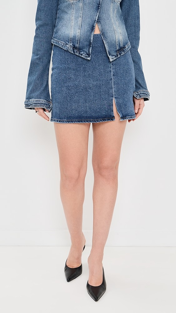 Good American Denim Mini Skirt