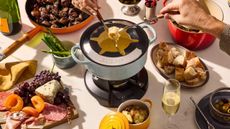The Le Creuset Alpine Fondue Set