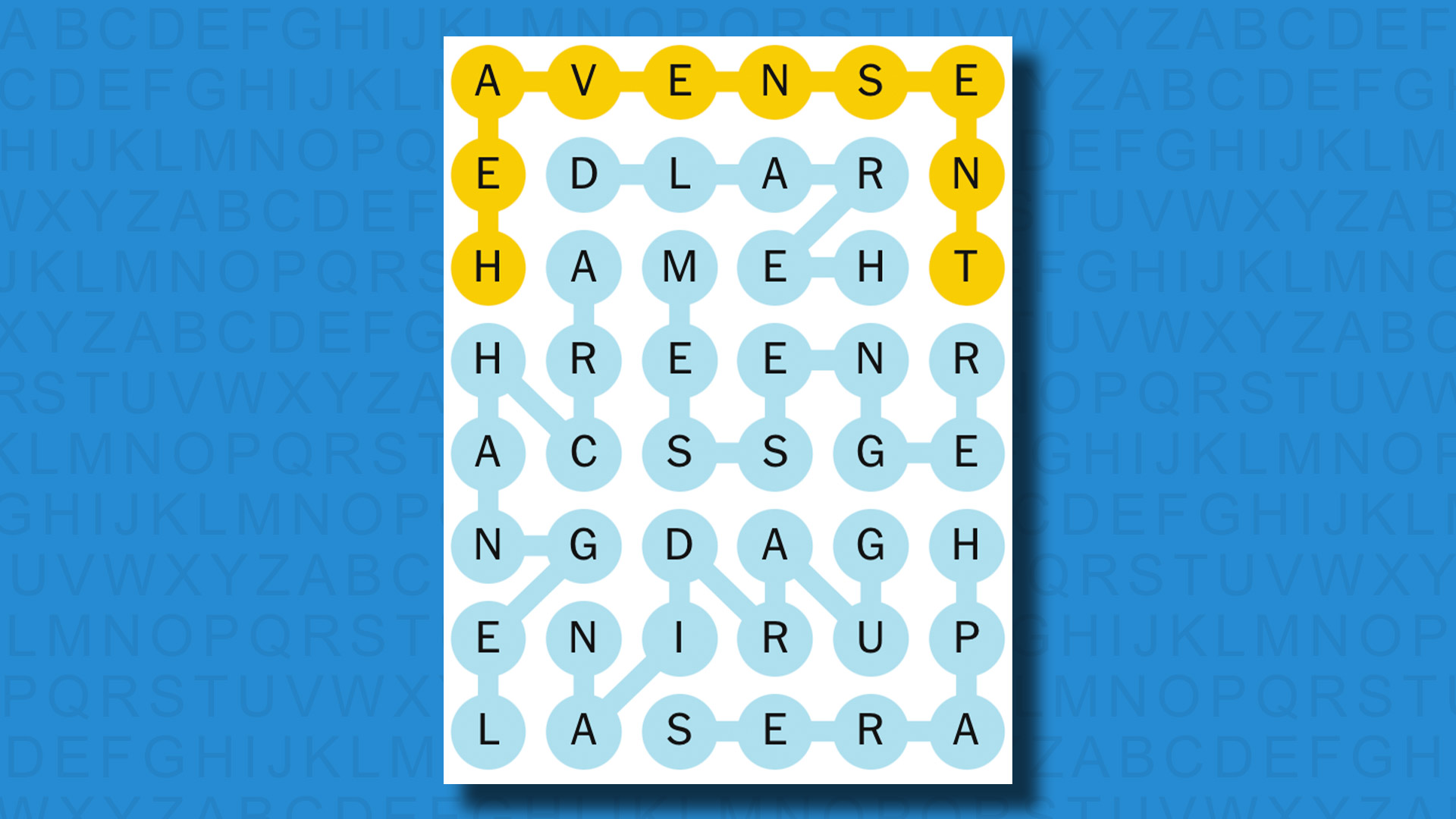 NYT Strands answers for game 571 on a blue background