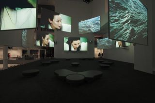 '10,000 Waves' installation, by Isaac Julien, 2010.