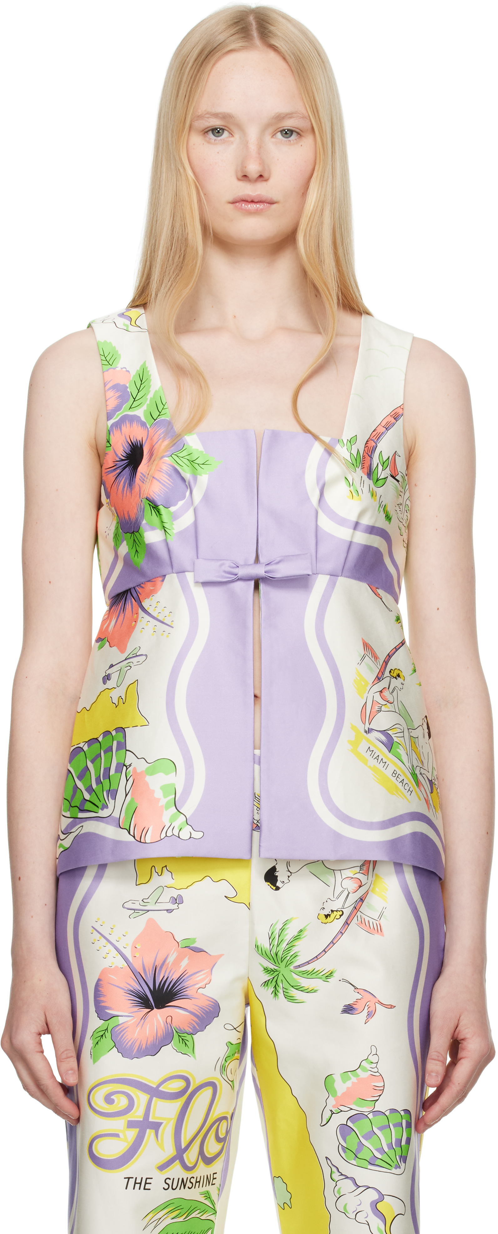 Anna Sui + Ssense Exclusive Pink Midi Dress