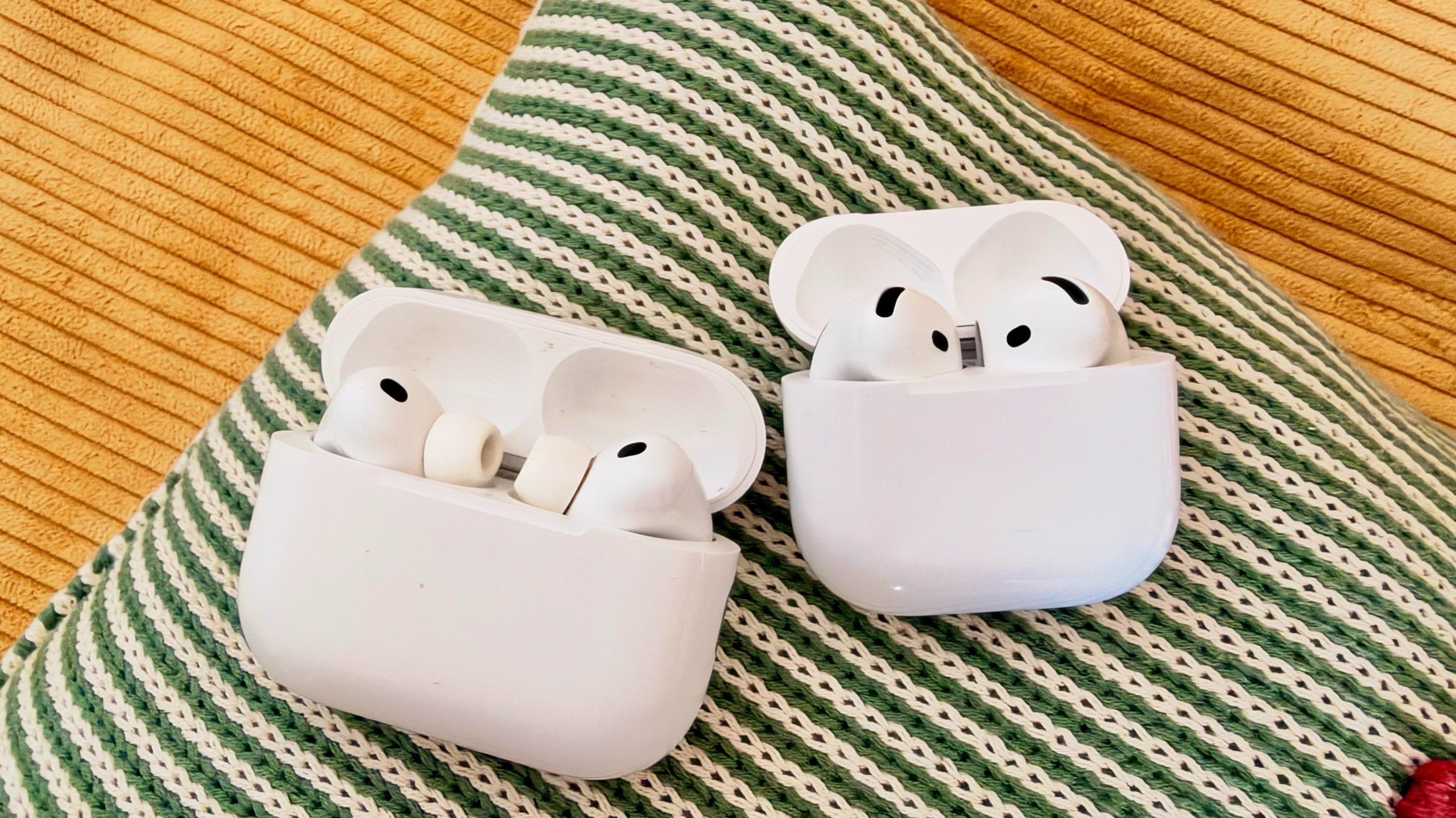 a photo of the AirPods Pro 3 and AirPods 5