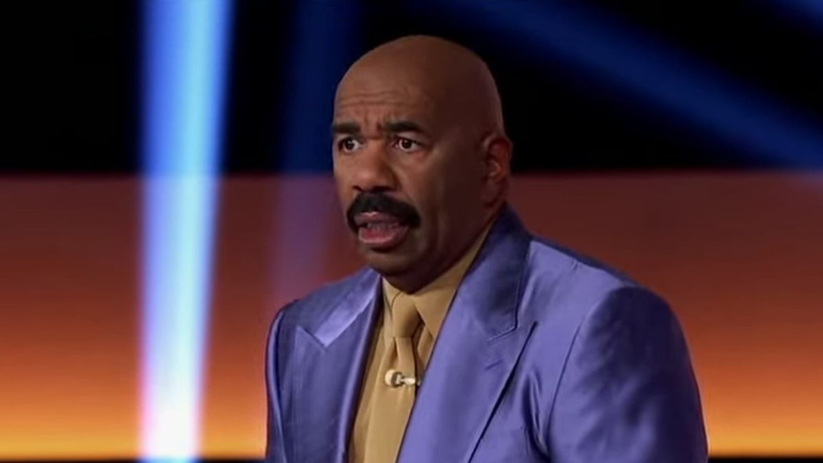 Steve Harvey shocked on Family Feud